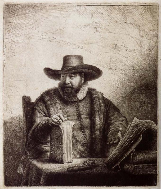 Conrnelis Claesz Anslo,Preacher, REMBRANDT Harmenszoon van Rijn